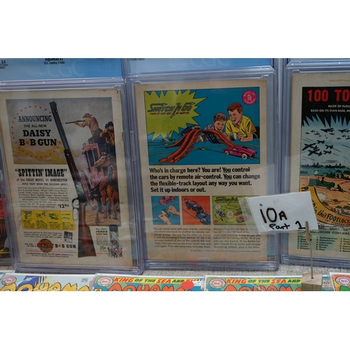 10A - 1960s Comics Books: Aquaman Issues 1-63. to Include 4 Graded Comics.