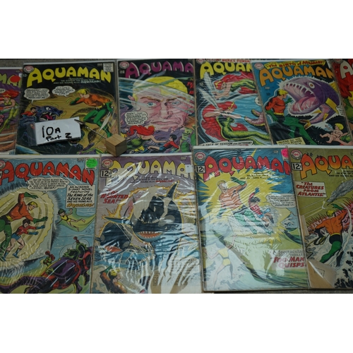 10A - 1960s Comics Books: Aquaman Issues 1-63. to Include 4 Graded Comics.