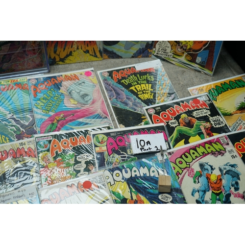 10A - 1960s Comics Books: Aquaman Issues 1-63. to Include 4 Graded Comics.