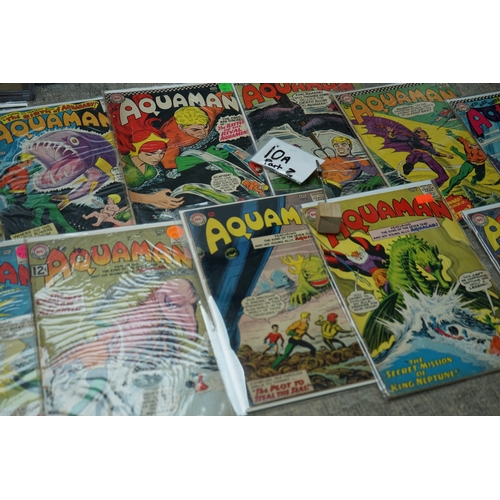 10A - 1960s Comics Books: Aquaman Issues 1-63. to Include 4 Graded Comics.