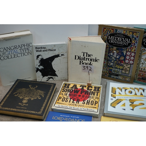 392 - Interesting of Art Themed Books to include Banksy