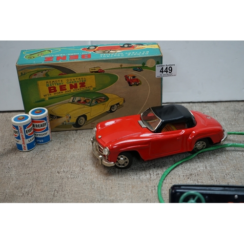 449 - Battery Operated Remote Control Benz in Original Packaging