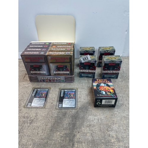 Large Collection of Battletech Cards : Battletech Unlimited Commander's ...