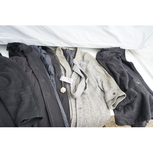 1195 - Collection of four men's coats.