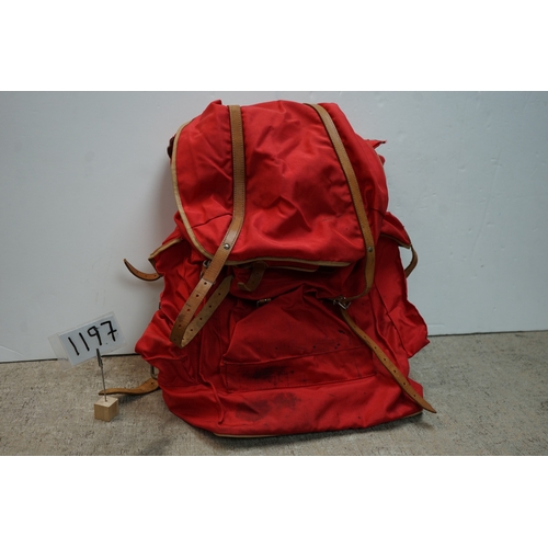 1197 - Vintage Hiking Rucksack