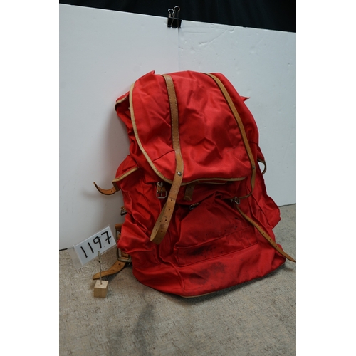 1197 - Vintage Hiking Rucksack