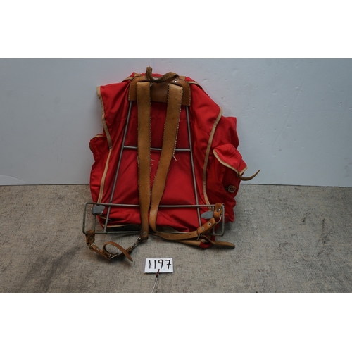 1197 - Vintage Hiking Rucksack