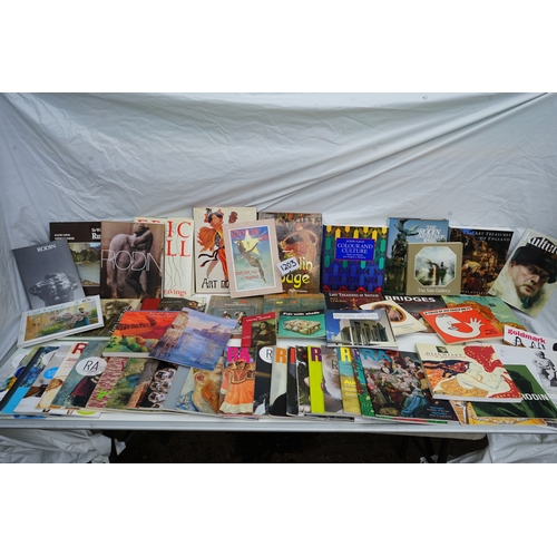 1203 - Collection of art books and magazines including titles on Rodin, art museums, and various art exhibi... 