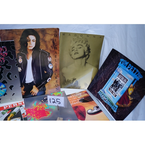 125 - Good Collection of Music Concert Programs to include Bowie, Paul McCartney, Michael Jackson and much... 