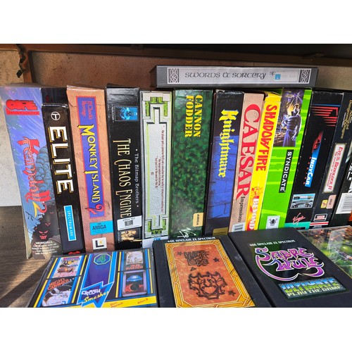 62F - Selection of vintage big box video games