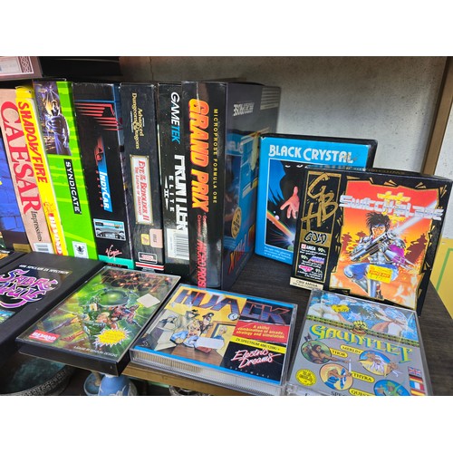 62F - Selection of vintage big box video games