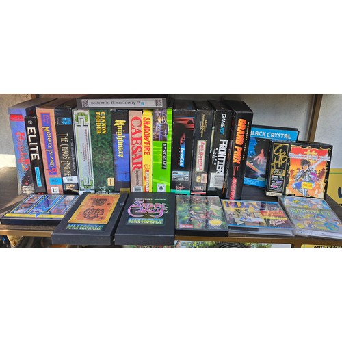 62F - Selection of vintage big box video games