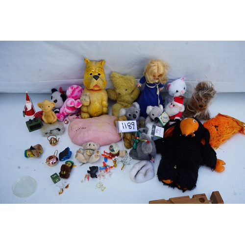 1189 - Lot of Various Vintage Soft Toys etc