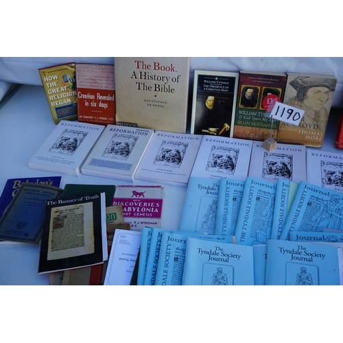 1190 - Mixed Lot of Books etc