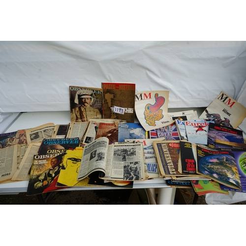 1193 - Mixed Ephemera Lot