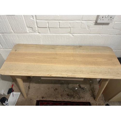 1221 - Contemporary Ikea Light Ash Computer Desk