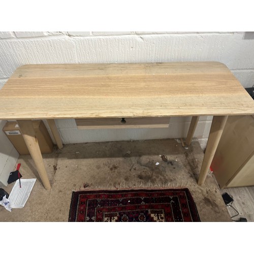 1221 - Contemporary Ikea Light Ash Computer Desk