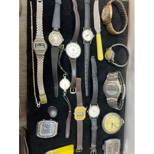 1249 - Mixed Lot to Include 9ct Gold Gents Wrist Watch, other Watches, Ingersoll Yankee Pocket Watch, Deco ... 