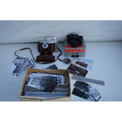 1255 - Mixed Lot to include Vintage Cameras and Various Old Black and White Photographs