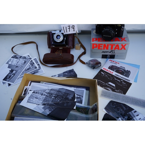 1255 - Mixed Lot to include Vintage Cameras and Various Old Black and White Photographs