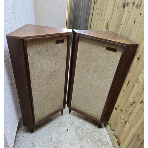 83A - A pair of large vintage tannoy corner speakers