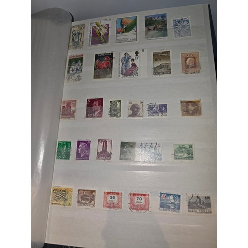 99A - 3x good albums of world stamps - small page example shown