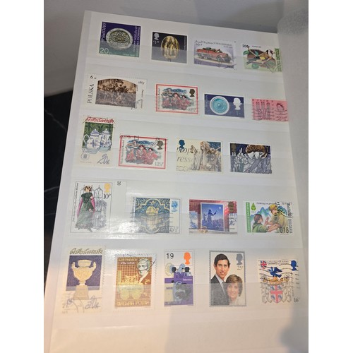 99A - 3x good albums of world stamps - small page example shown