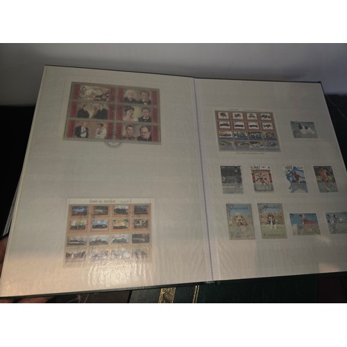 99B - 3x good albums of world stamps - Small example shown