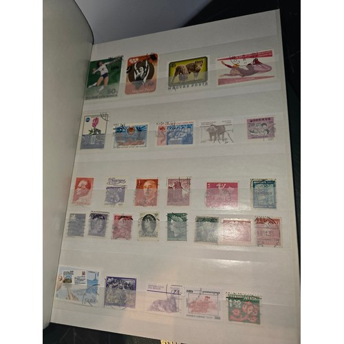 99B - 3x good albums of world stamps - Small example shown