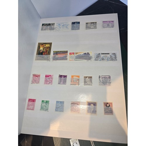 99B - 3x good albums of world stamps - Small example shown