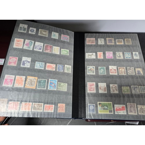 99E - 3x good albums of world stamps - Small example shown