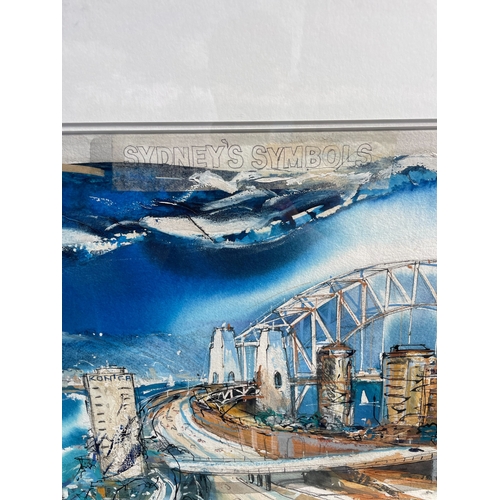 10I - Judith White (Australian) Sydney Harbour Scene 90cm x 74cm