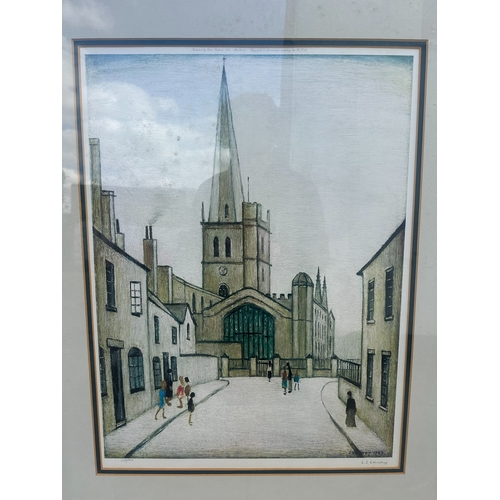 65 - Laurence Stephen Lowry RBA RA,(British 1887-1976) Limited Edition Pencil Signed Coloured Lithographi... 