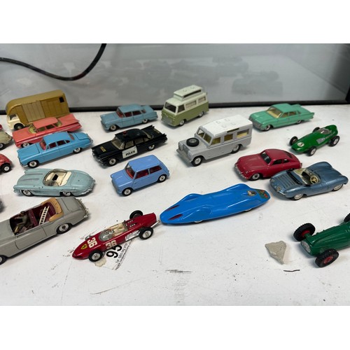 436 - Collection of vintage toy cars by Corgi, Dinky & Budgie. Highlights include a Rare Proteus Campbell ... 