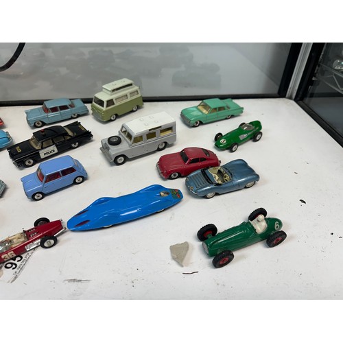 436 - Collection of vintage toy cars by Corgi, Dinky & Budgie. Highlights include a Rare Proteus Campbell ... 