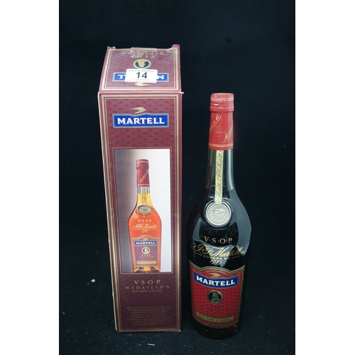 14 - Bottle of Martell Old Fine Cognac