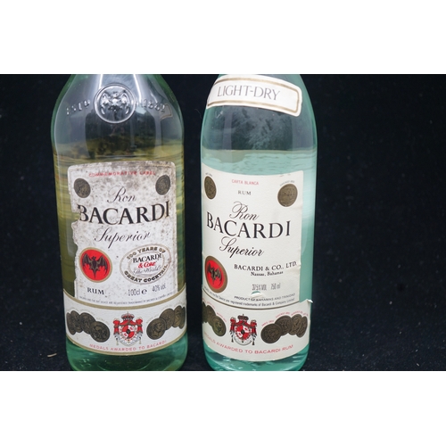 32 - 2 bottles of Ron Barcardi