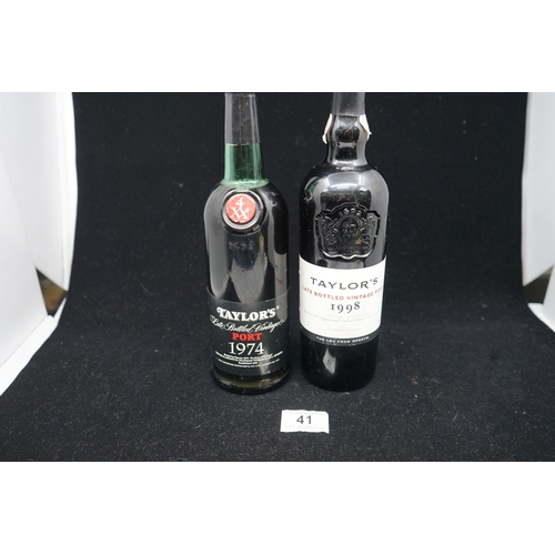 41 - 2 Bottles of Taylor's Port