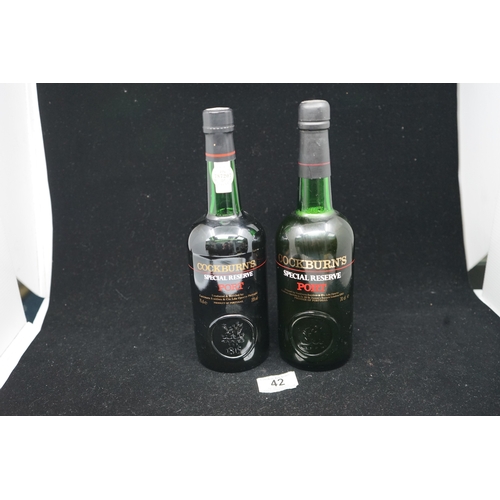 42 - 2 Bottles of Cockburn's Special Reserve Port