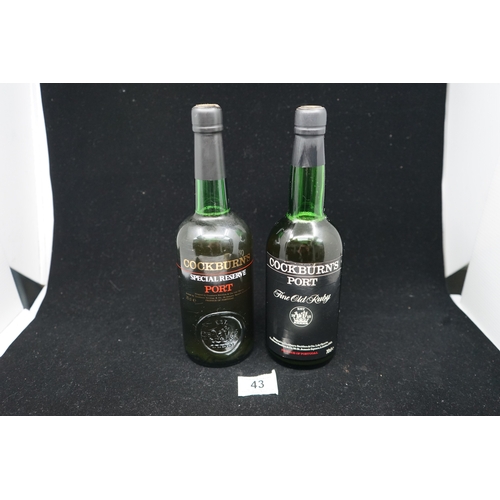 43 - 2 Bottles of Cockburn's Special Reserve Port