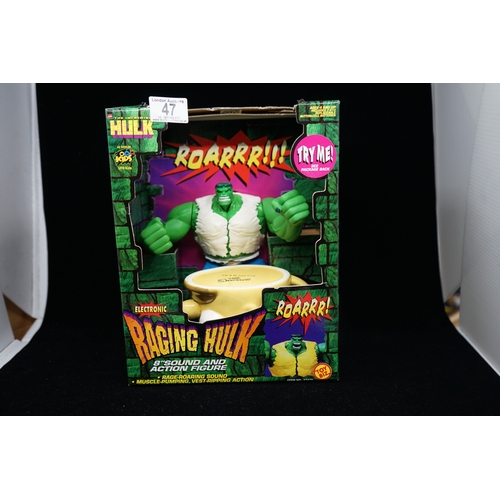 47 - Racing Sound Action Hulk (vintage Marvel Incredible Hulk) Sealed