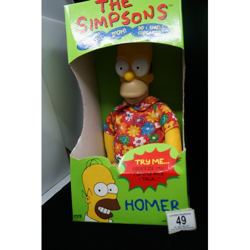 49 - Bart and Homer Vintage The Simpsons
Vinyl Dolls in Original Boxes