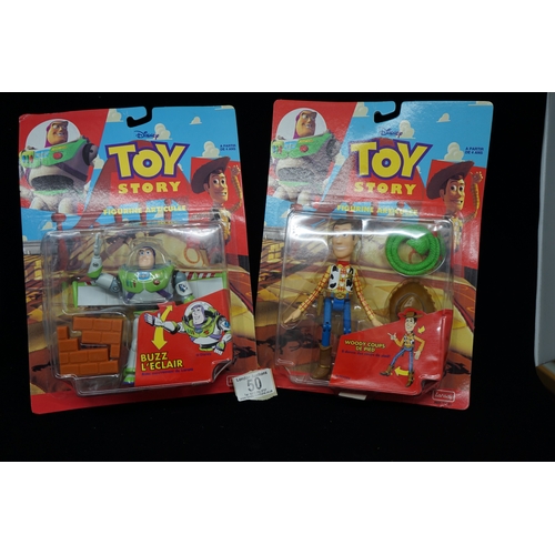 50 - Buzz and Woody Toystory L'eclair French Variant unopened.