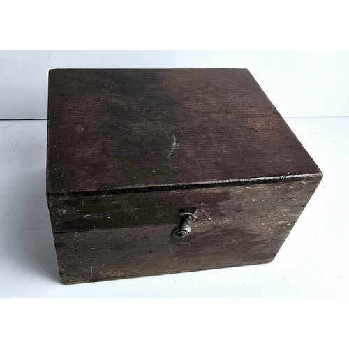 61C - Antique Gimballed box compass