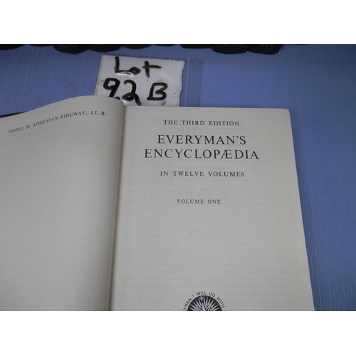 92b - The Everyman Encyclopedia : 12 Volumes