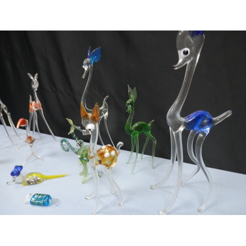 94 - Lot of Various Glass animals incl. Murano