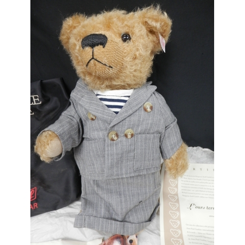 111 - Highly collectible Steiff teddy bear in collaboration with Jean Paul Gaulter titled L'Ours Terrible ... 