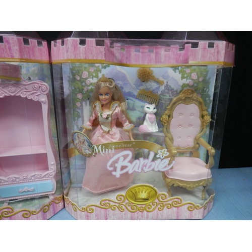 122 - Collection of Barbie dolls in original packaging, featuring Odette and Anneliese figures. All new an... 