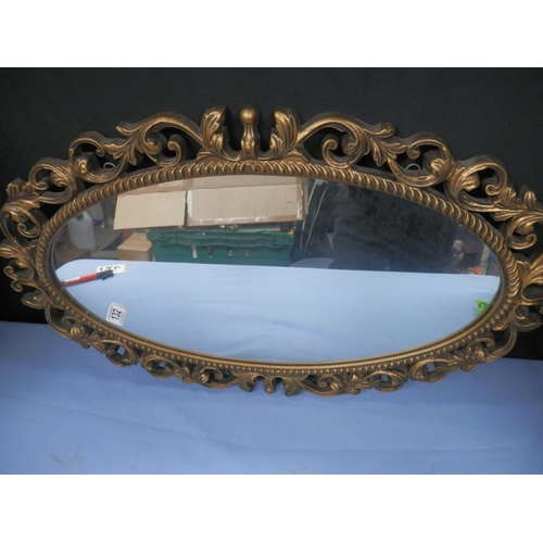 132 - Ornate Gold Framed Mirror