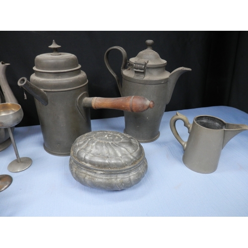 159 - Mixed Lot of Pewter